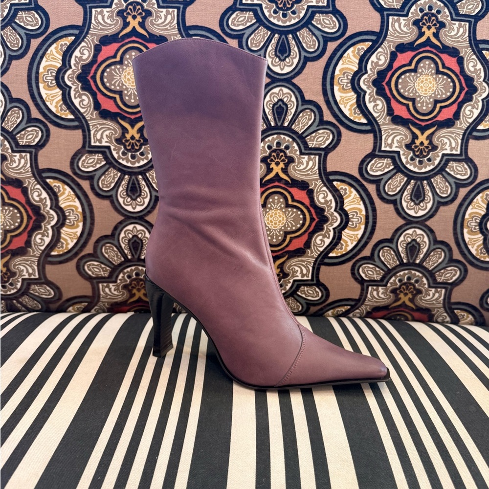 Jeffrey Campbell Purple Heeled Boots